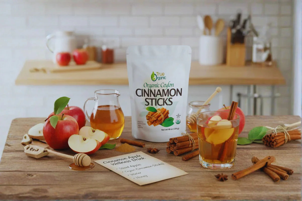 Cinnamon stick Apple Wellness Drink