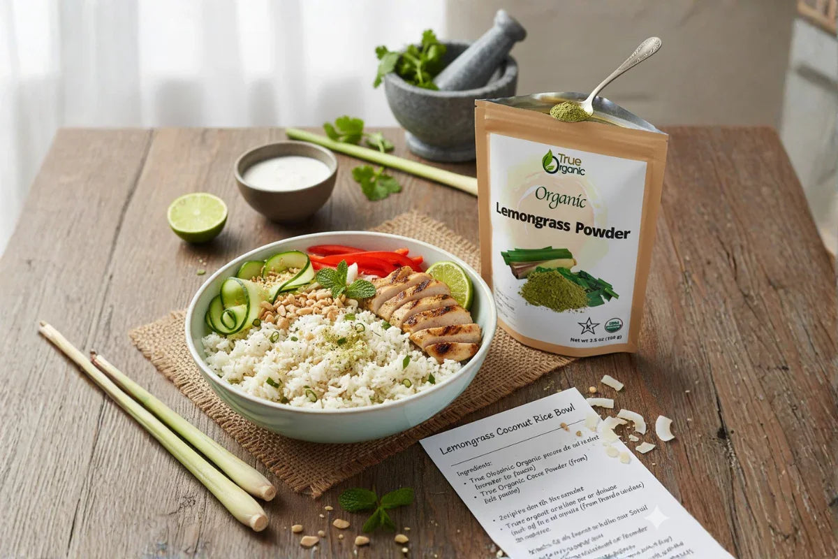 Lemongrass Coconut Rice Bowl