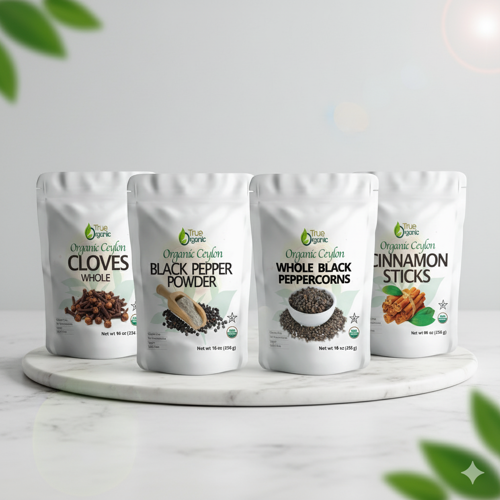 Organic Spices Bulk Pack - True Organics