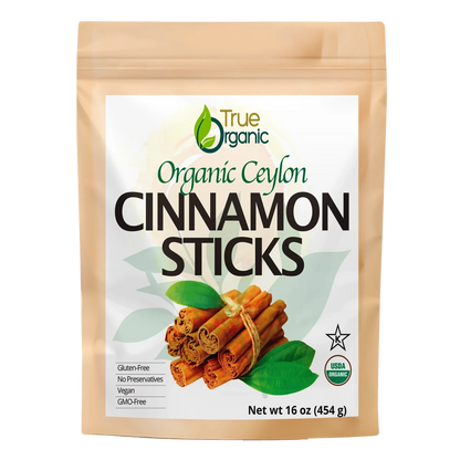 True Organic Cinnamon Stick 16 Oz - True Organics