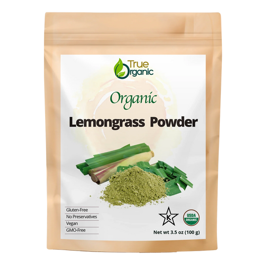 True Organic Lemon Grass Powder 3.5 oz - True Organics