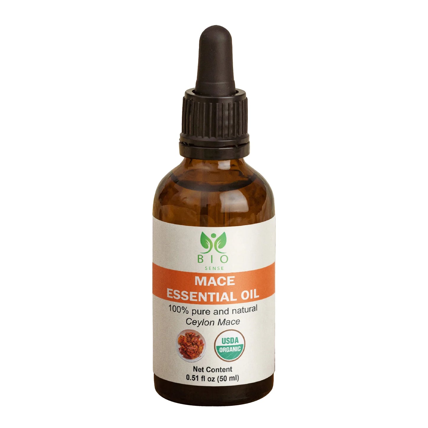 True Organic Mace Essential Oil 15 mL (0.5 Fl Oz) - True Organics