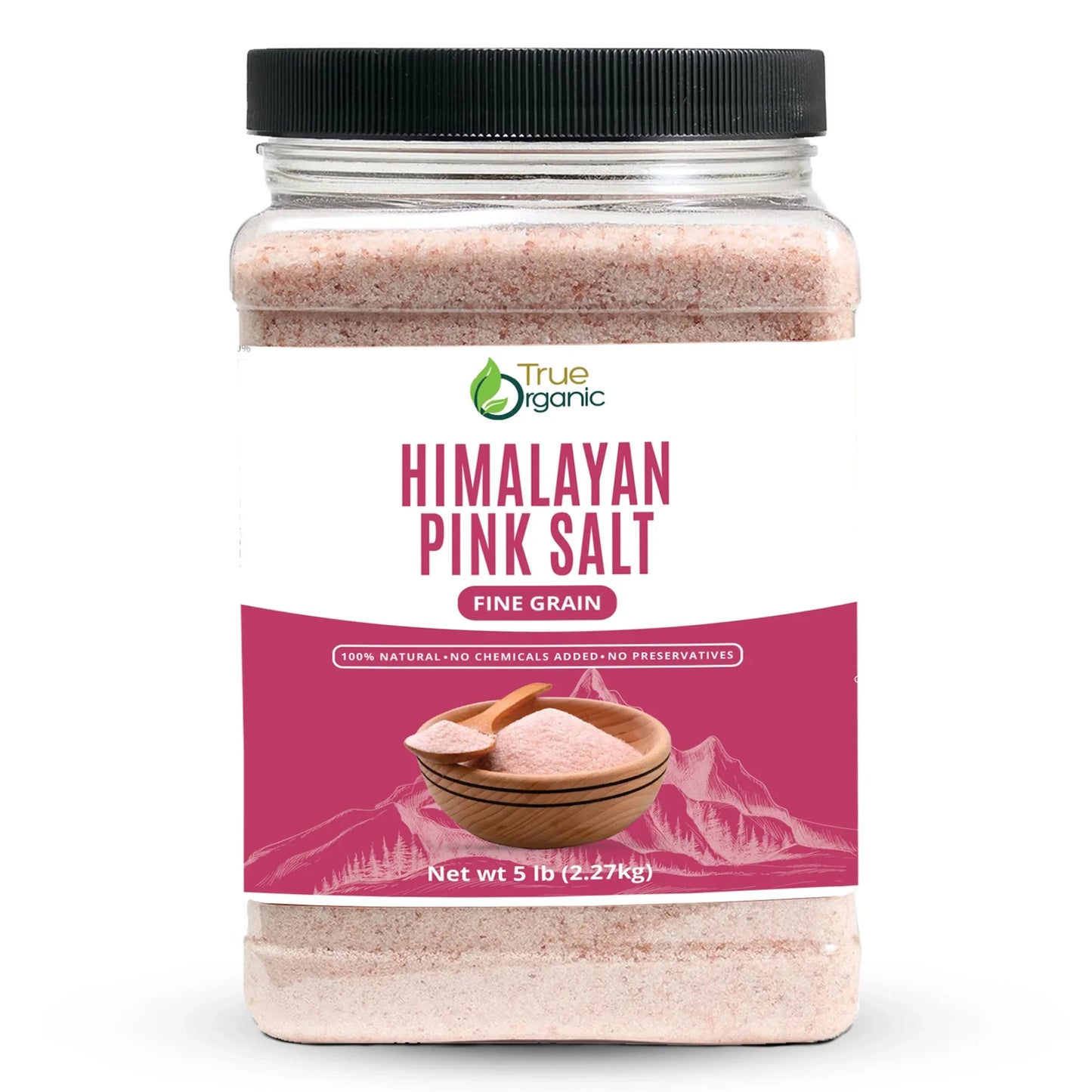 True Organic Himalayan Pink Salt 5lb
